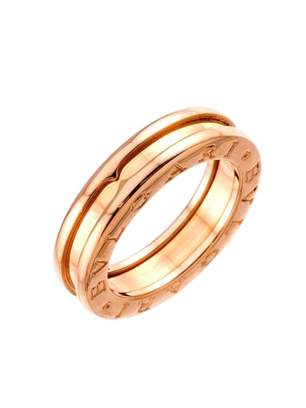 Bvlgari B.zero1 Band 48 Ring 18k Pink Gold 750
